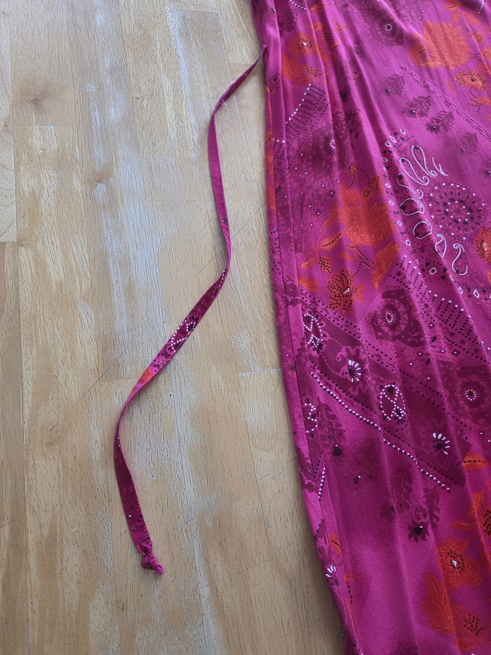 Vibrant Fuchsia Pink Sleeveless Maxi Dress - Picture 6 of 9